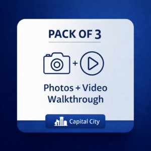 Pack of 3 Capital City Photo & Video Inspections