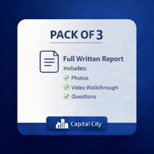 Pack of 3 Capital City Full Report Inspections
